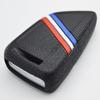 Striped Silicone Remote Key Fob Case Cover for BMW 1 2 3 4 5 6 7 M Series X1 X2 X3 X3M X4 X4M X5 X6 M8 M7 M6 M5 M4 M3 M2 M1 M240i 330i 340i 430i 340i