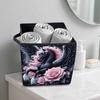Dark Horse Library 5D Diamond Painting Storage Basket Full Round Drill Mosaic Diamond Embroidery Cross Stitch Kits Home Decor Home Decor