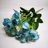 European & Korean Style Artificial Rose Bouquet - 15 Small Roses for Home Decor and Weddings