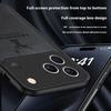 For iPhone 17 Pro Case Deer Pattern Cloth Texture PU + PC + TPU Phone Cover