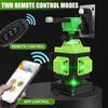 16/12/8 Line 4D 360° Horizontal Vertical Cross Green Light Laser Level Self-Leveling Measure APP Control