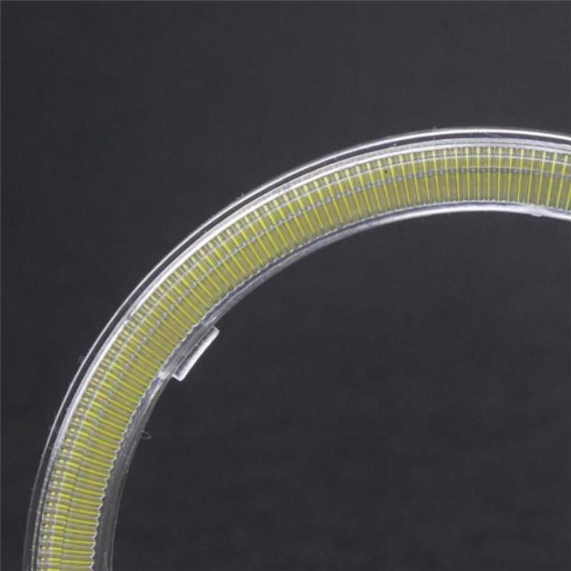 Motorcycle Led COB Headlight Fog Light Halo Ring Car DRL Daytime Running Lights