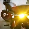 2pcs Eagle Eye Led Motorcycle Car Daytime Running Light Super Bright Turn Signal License Plate Tail Reverse Brake Clearance Lamp