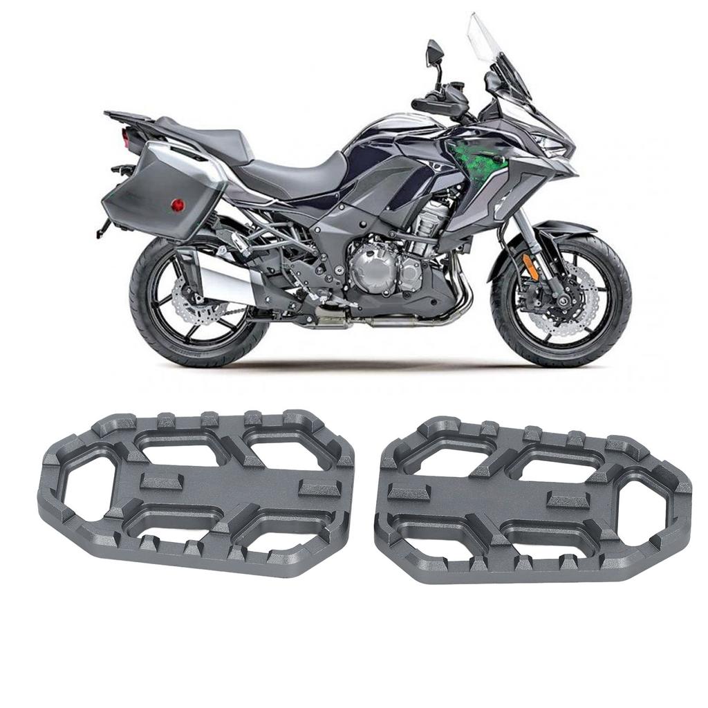 1 Paar Motorrad-Fußrasten Anti-Rutsch CNC-Aluminiumlegierung Motorrad-Fußstütze für X300 650 1000