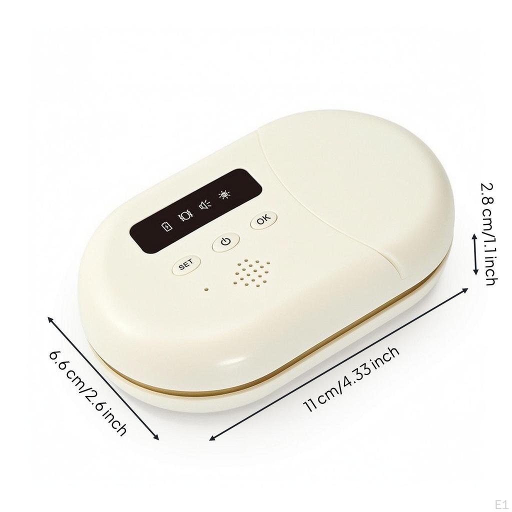 Wetness Alarm with Control Hub Attachon Bedwetting Audible Notifier for Infants,