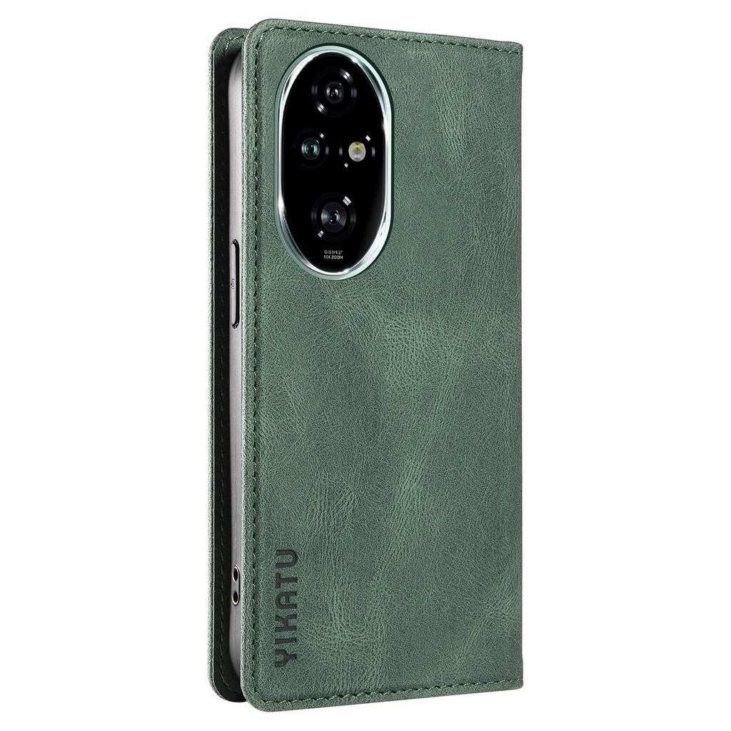 YIKATU YK-004 For Honor 200 Pro 5G Leather Case Phone Cover Magnetic Closing