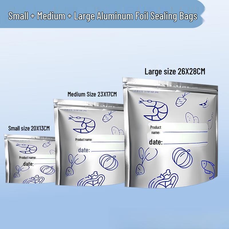 OIMG Aluminum Foil Fresh-keeping Bags