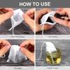100-500PCS Disposable Tea Bags Filter Paper Non-woven Sealing Teabags with Drawstring Kitchen Teaware Coffee Loose Tea Spice Bag