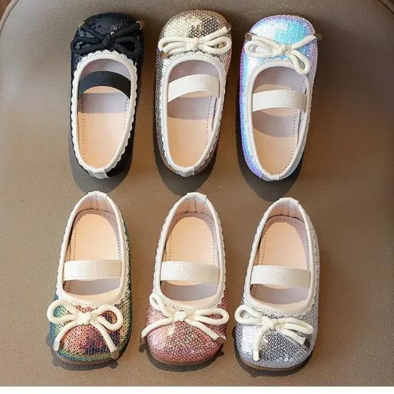 New Vintage Simple Style Ballet Flats Children Cute Candy Colors Toddler Girl Ballet Flats Girls Kids Slip-on Leather Shoes