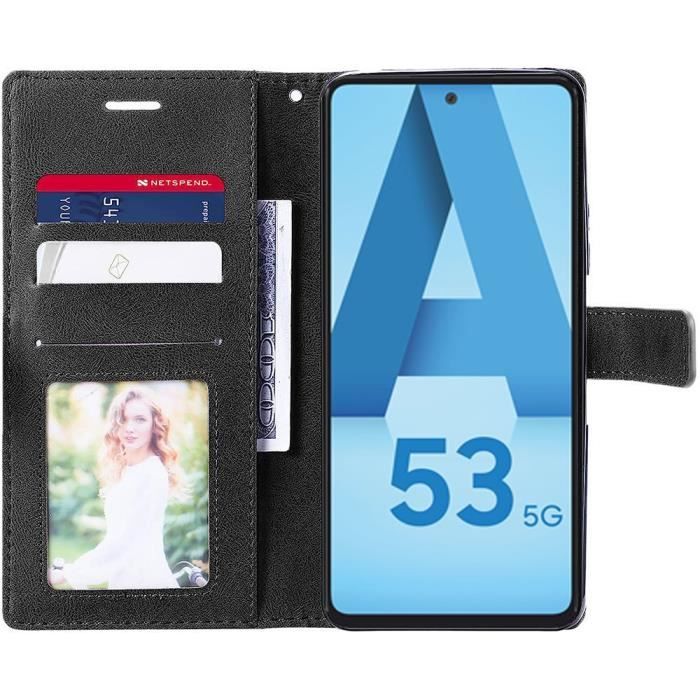 Coque de protection pour Samsung Galaxy A53 5G - BOOLING - Bicolore Marron - Anti-Rayures