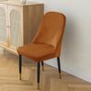 Silver Fox Velvet Chair Covers Soild Colour Elastic Shell Chair Slipcovers For Living Room Hotel Office Banquet Dustproof Covers