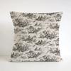 Toile De Jouy Case for Pillow Cover Pillowcase 45*45 Cushions Decorative Pillowcases 40x40 Short Plush Lounge Chairs Cushion