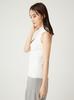 FRAY I.D. Women's Design Rib Sleeveless Knit FWNT254030 White