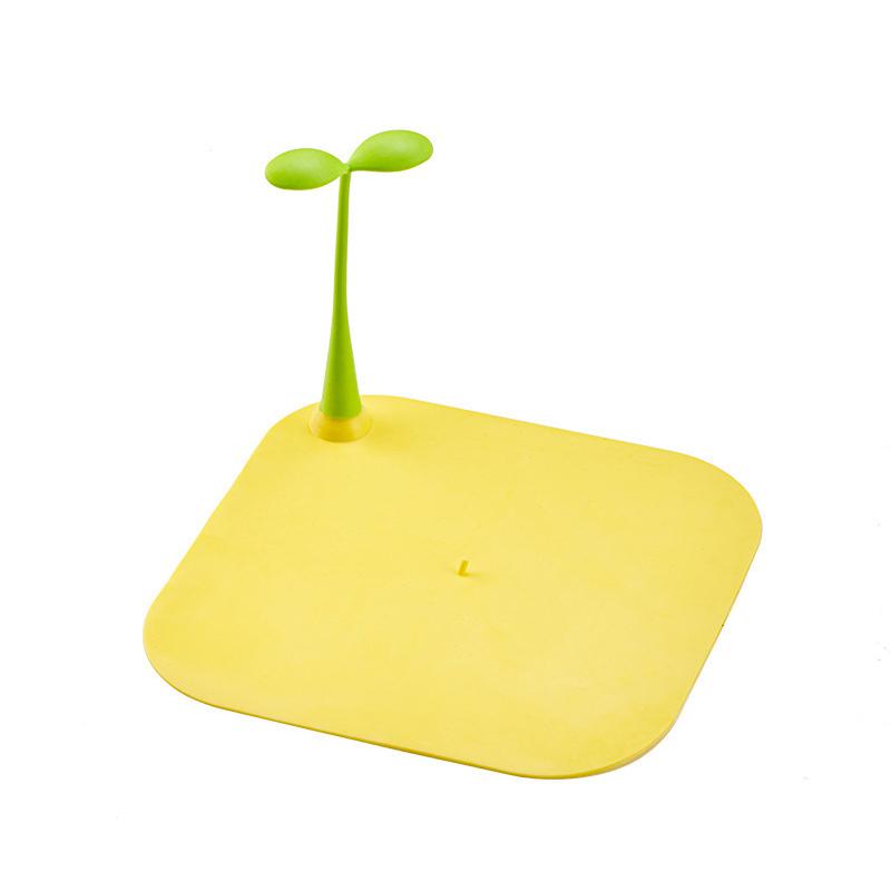 

Заглушки Маленькие ростки травы Ростки канализационной фасоли Форма Дезодорирующий коврик Силиконовый коврик против насекомых и запаха Сливная крышка для пола Кухня Ванна