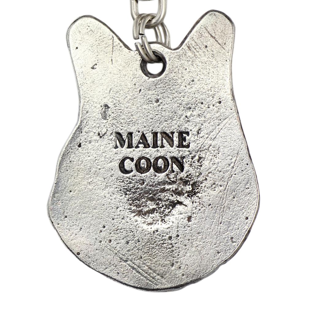 Maine Coon - Necklace with dog, silver-plated pendant for dog fan, unique jewelry by Art-Dog brand