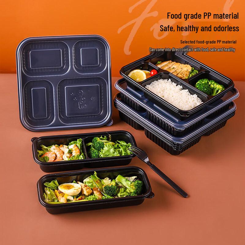 ZISIZ Disposable Lunch Box with Lid