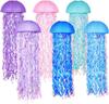 10"Blue Hanging Jellyfish Paper Lanterns - Under the Sea Party & Mermaid Birthday Decorations,Nautical Events, Ocean Theme Classroom,Beach Room Decor