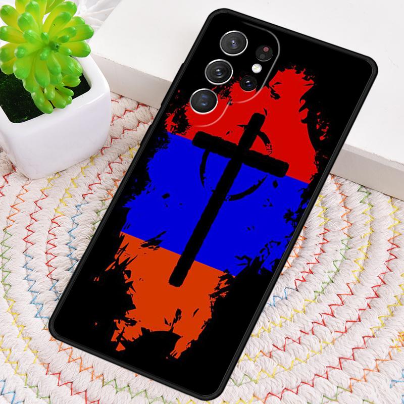 Armenia Armenian Flag Phone Case for Samsung Galaxy Note 10 Pro S26 Ultra S23 S24 FE S25 S21 S22 PLUS Shockproof Cove