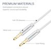 3.5mm Male AUX Cable Conversion Earphone Splitter Mic Auxiliary Speaker Extension Volume