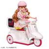 Takara Tomy Licca-chan Eats Delivery Scooter, 10 x 27 x 21 cm, Ages 3 and up