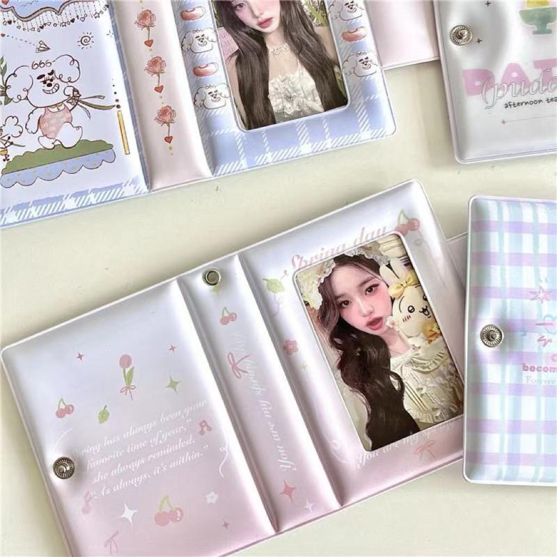 Photo Album For Photograph Gift Ins Cute Graffiti Photocard Holder Idol Collect Book 3 Inch Envelope Package