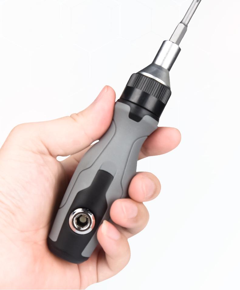 41-in-1 Thickened Canvas Tool Kit with Multi-functional Ratchet Screwdriver for Household Repair