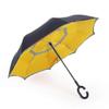 C- Parasol Folding Rain Windproof Umbrella Double Layers Inverted Reverse--red Chrysanthemum