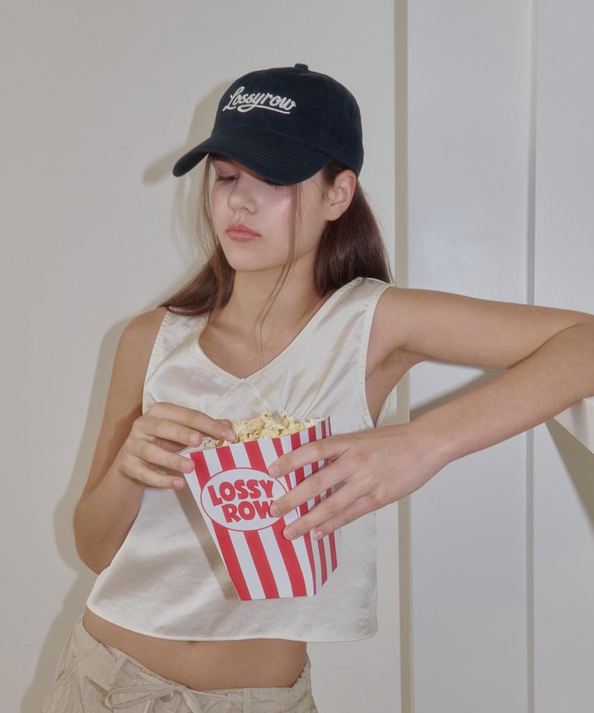 LOSSYROW Script Logo Washed Ball Cap