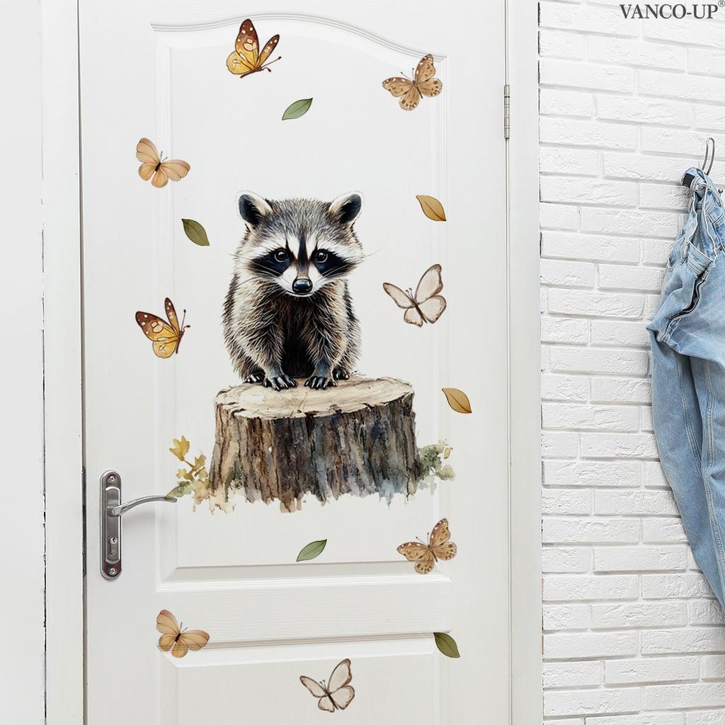 Creative Cute Rabbit Dinosaur Butterfly Fairy Girl Wall Stickers, Self-Adhesive Decor for Bedroom Living Room Decoration