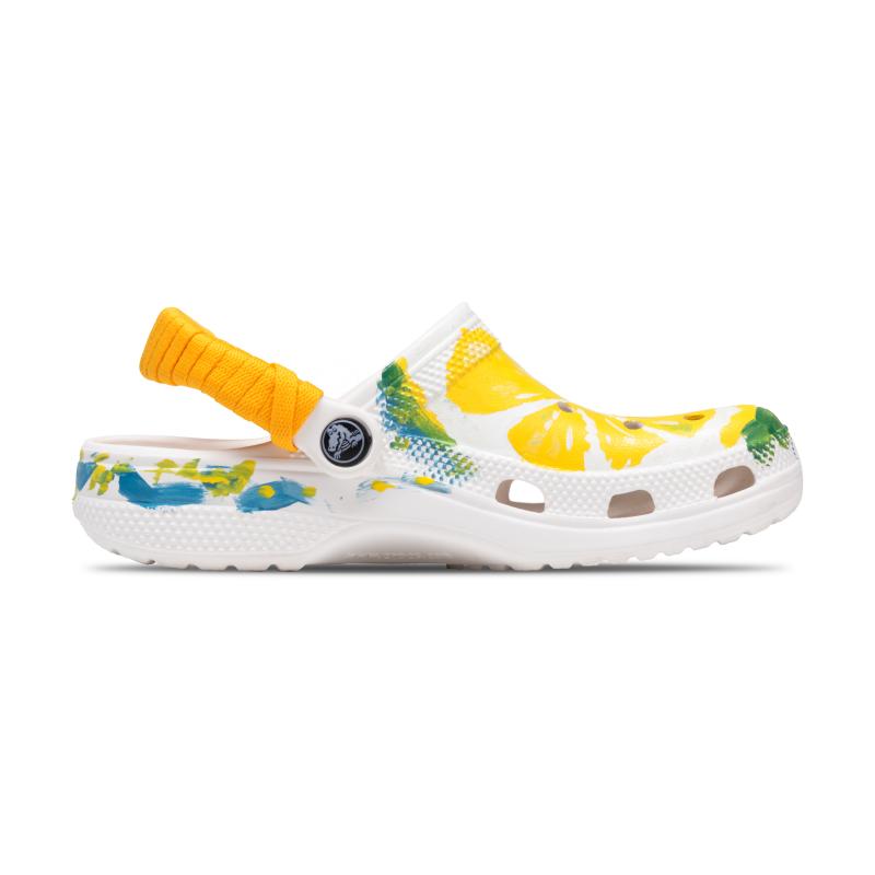 Crocs Classic clog Funi Lemon Summer Gift Bag EVA Classic Beach Hole Shoes Unisex Yellow