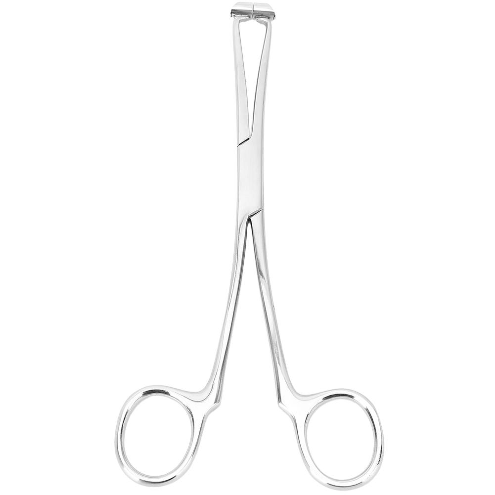 Stainless Steel Septum Forceps Nose Tongue Tattoo Body Piercing Pliers Clamp Tool