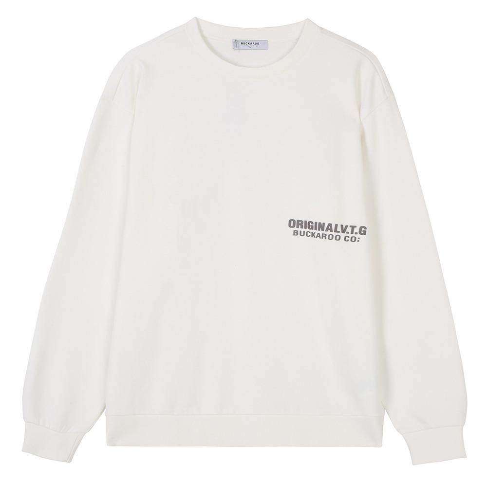 Burkeru Cp Double-Sided Logo Sweatshirt Off-White Off White_L