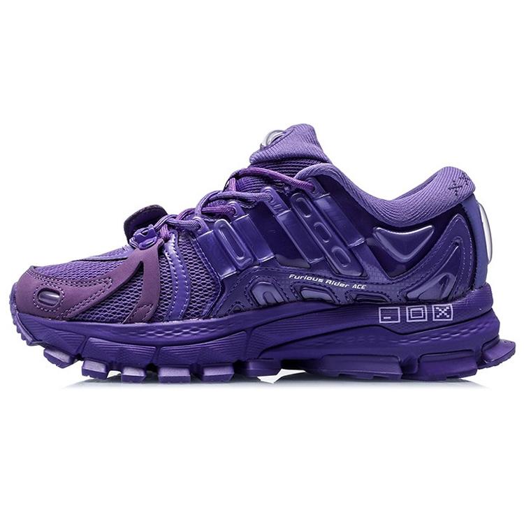 Li Ning Furious Rider ACE 1.5 Удобные и модные низкие повседневные кроссовки Женские Фиолетовые ARZP014-18 35