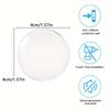 6pcs Door Handle Bumper Pad Self Adhesive Transparent Silicone Wall Protector Anti Bump Washable Reusable Round Door Stopper