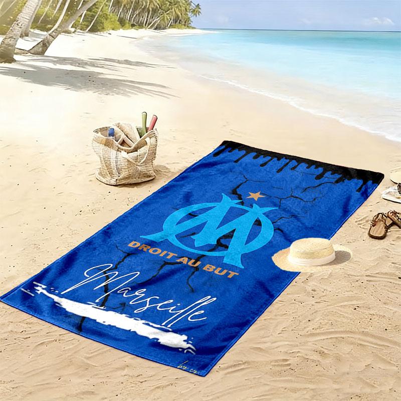 l'OM Logo Print Beach Towel, Large Soft Quick Dry Towel for Beach Camping Swimming