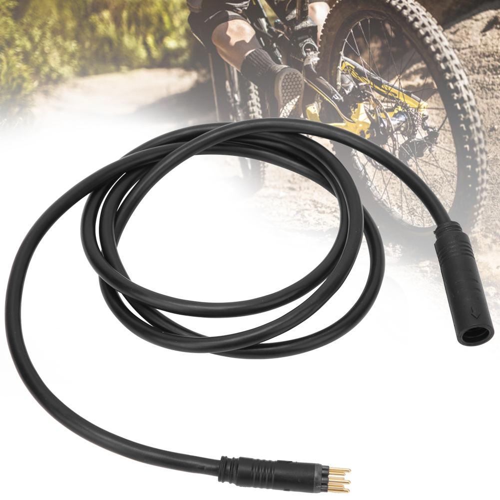 Electric Bike Motor Cable 9 Pin Wheel Motor Extension Cable for Electric Bike Female to Male Wire E Bike Accessory