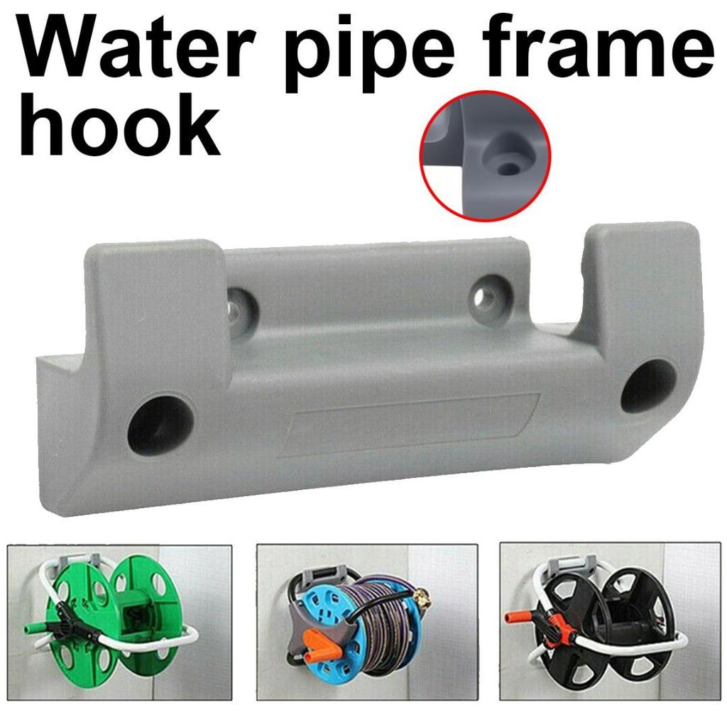 Wall Mounted Water Hose Pipe Reel Holder Garden Storage Tidy Pipe Fixing Bracket