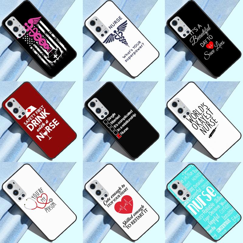 I'm A Nurse Quotes Funda For OnePlus 13R 13 12 R 11 9 10 Pro 8T 9RT 10T OnePlus Nord CE 4 2 3 Lite N20 N30 Case