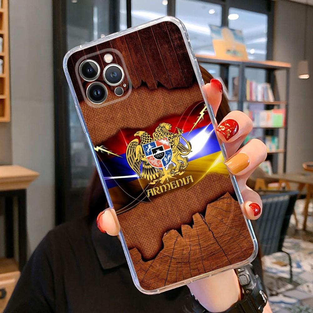 Armenia Armenians Flag Phone Case For iPhone 15 14 11 12 13 Mini Pro XS Max Cover 6 7 8 Plus X XR SE 2020 Funda Shell
