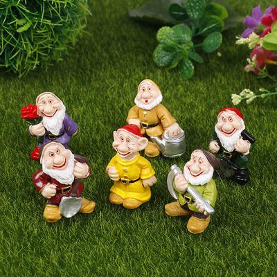 Fairy Garden Miniatures Gnome Dwarf Mini Gnome Figurines Garden Decoration