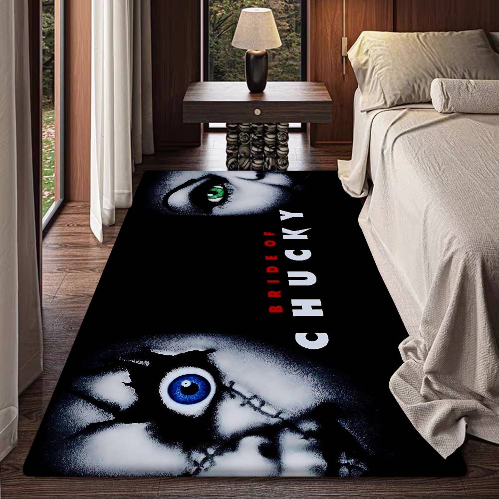 Horror Doll Chucky Cartoon Entrance Door Mat Nordic Style Home Doormat Bathroom-Toilet Mats Bedroom Hotel Decor Mat
