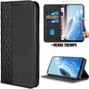 Case - OPPO - Find X5 Lite - Luxury Leather Effect - Magnetic Closure - 2 Tempered Glasses