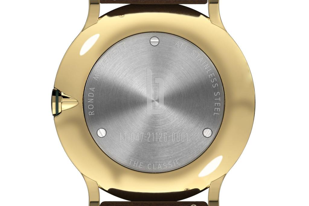 Lilianthal Berlin Brown Watch with Small Made In Men's Seconds, Germany, L01-219-CB046BS