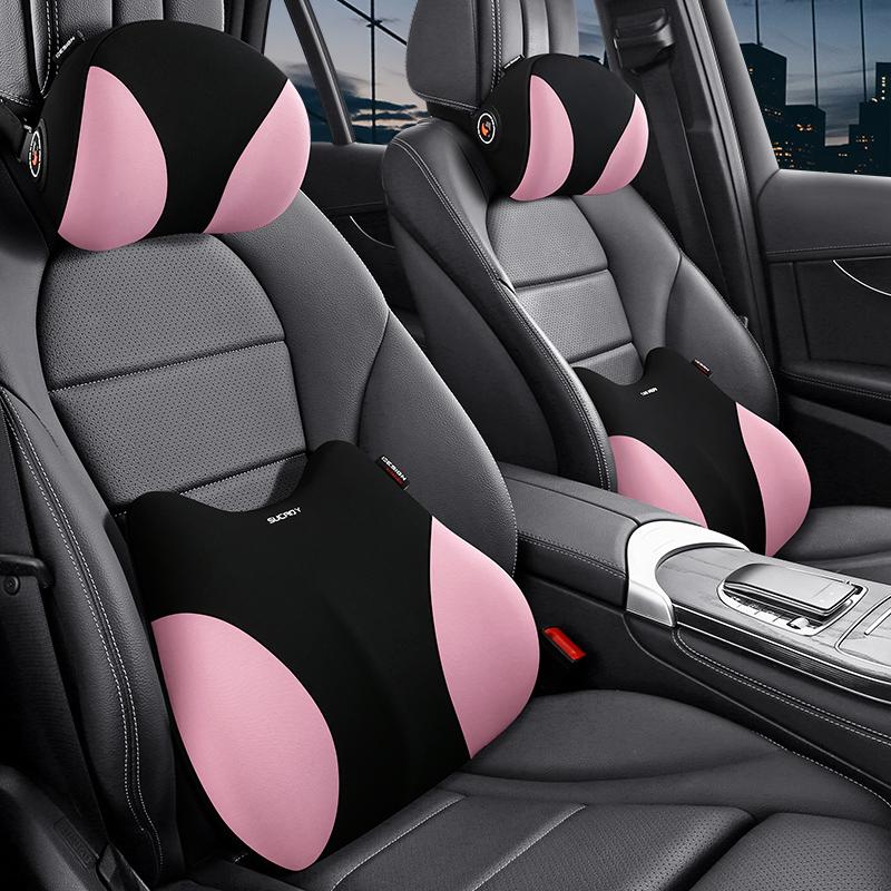 New Memory Foam Car Headrest /lumbar Pillow Neck Pillow  Lumbar Support  Universal for Office and Home Use