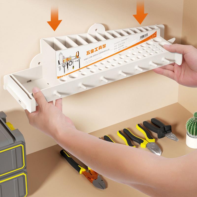 Multifunctional Wrench Screwdriver Organizer Rail Rack Storage Holder Garage Workshops Wall Mount Hardware Tool Display Hanger