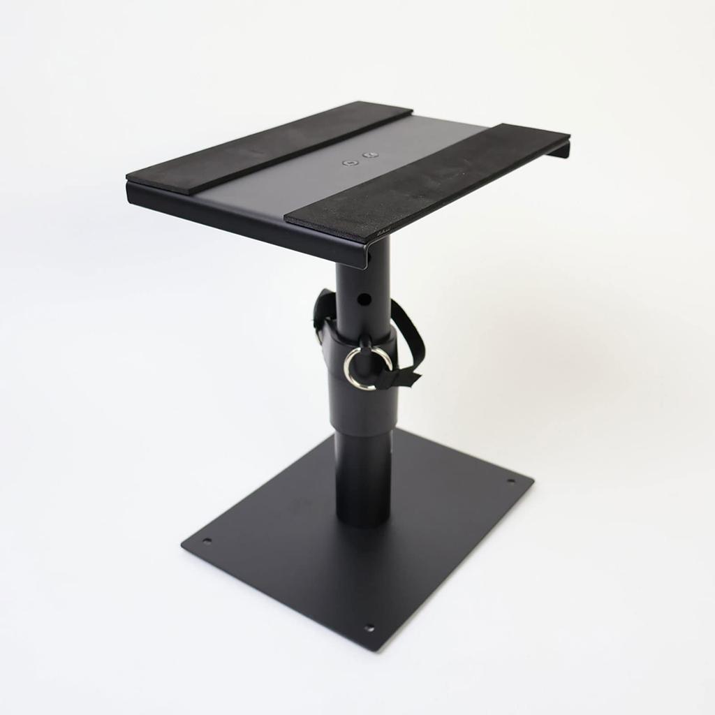 Kikutani MOS-35 Speaker Stands, Set of 2, Tabletop, 22 x 17cm, 19-27.5cm Height, 10kg Weight Capacity