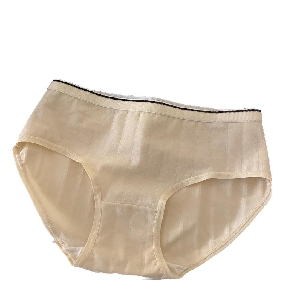 Seamless Cotton Cartoon Underwear: Soft, Comfy, Mid-Waist for Girls & Women, Summer Style