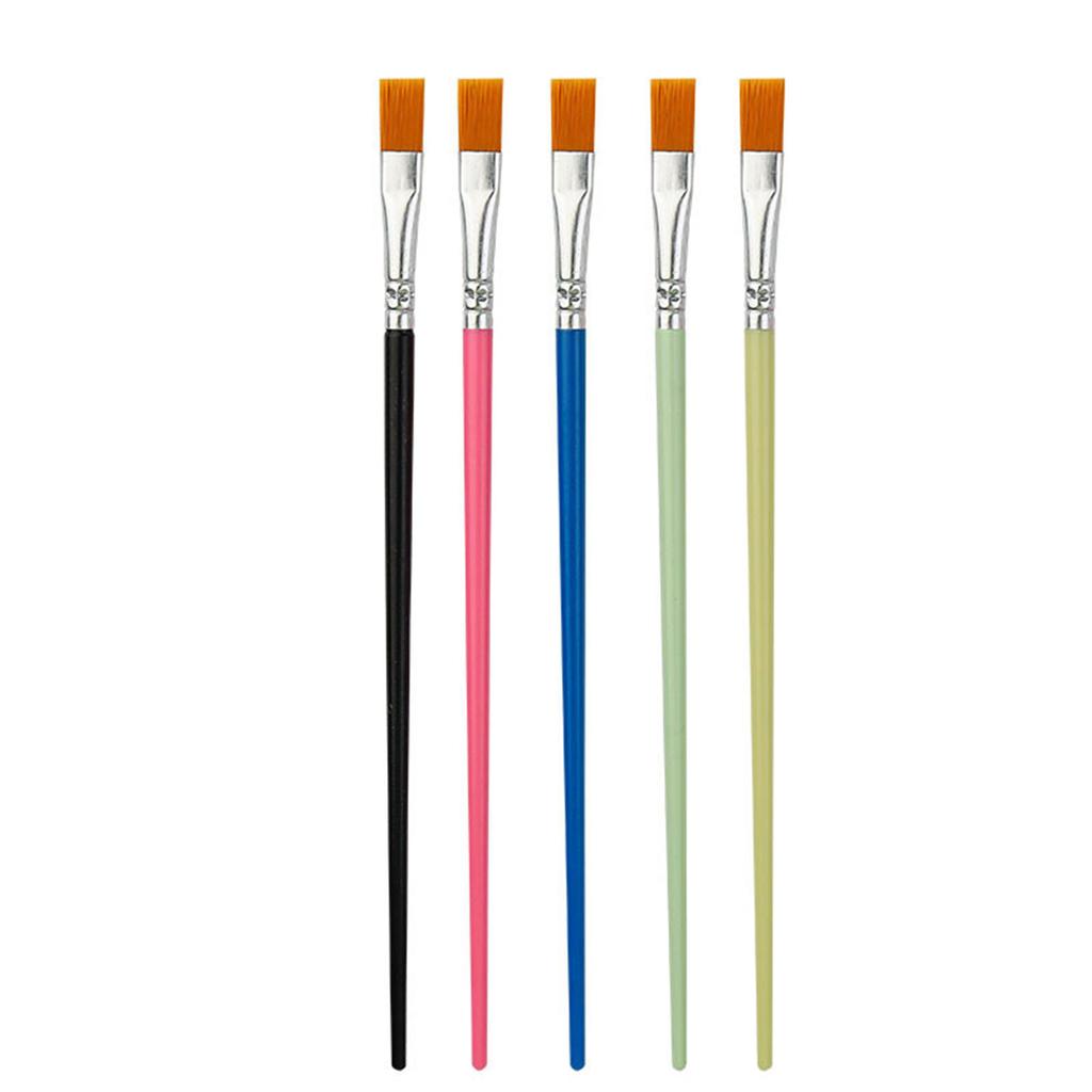 Pinsel, 10-teiliges Set, professioneller Pinsel, handbemalter Nylonhaar-Acrylpinsel für Künstler, für Acryl-Kunstfarben