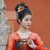 Gold Hanfu Hair Comb Tassels Women Hair Stick Hair Accessories Chinese Style Hairpin  Ladies