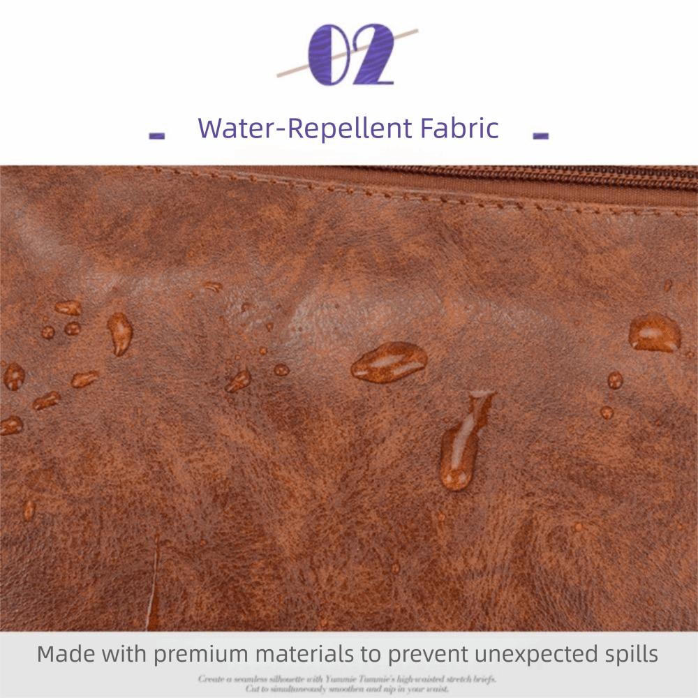 Vintage Waist Fanny Pack PU Leather Casual Chest Bag Hanging Waist Bag Men's Waist Bag Outdoor